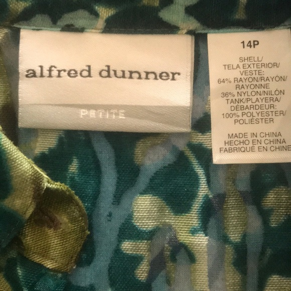 Alfred Dunner Button down blouse - Picture 4 of 4